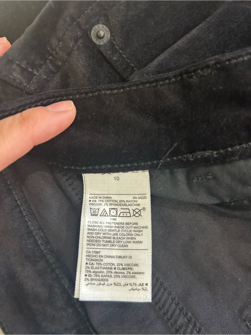 Old Navy Black Rockstar Super Skinny Pants - Picture 5 of 9